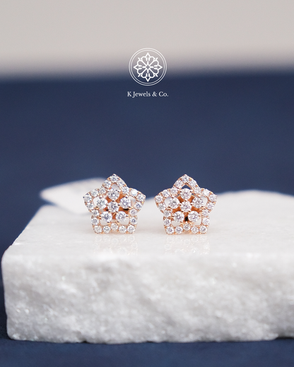Flower Diamond Earrings