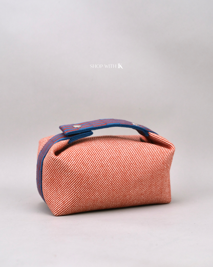 Hermes Bride A Brac Blue/Burgundy