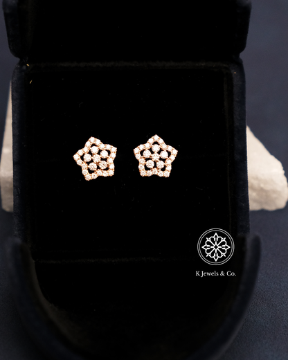 Flower Diamond Earrings