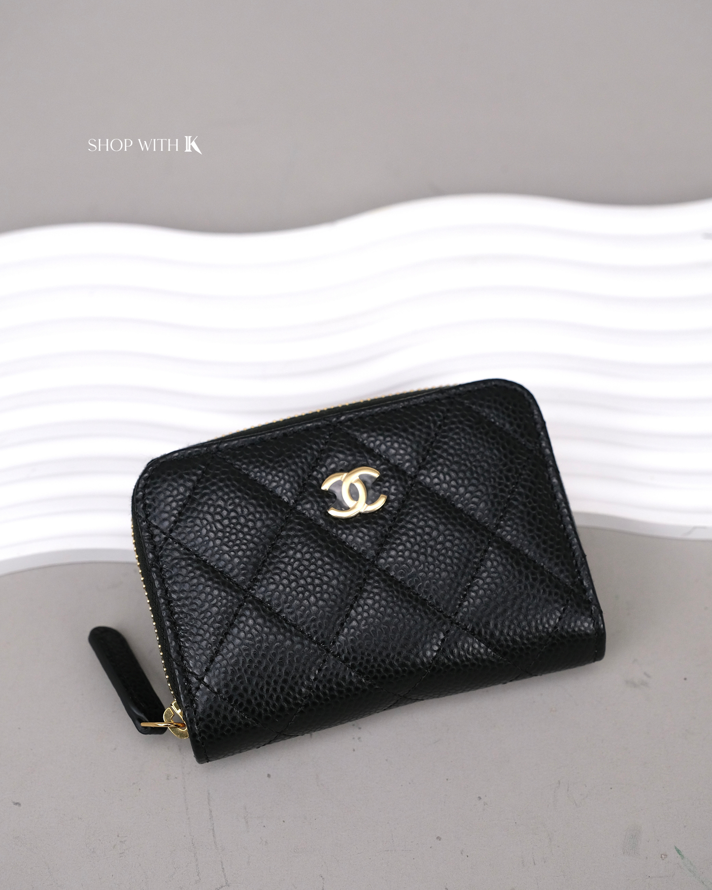 Chanel Classic Zip Coin Purse Black