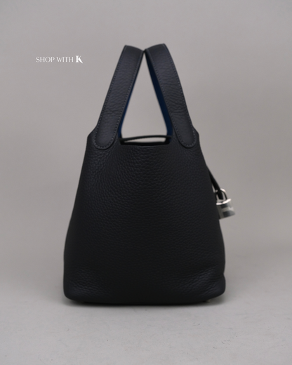 Hermes Picotin 18 Caban PHW