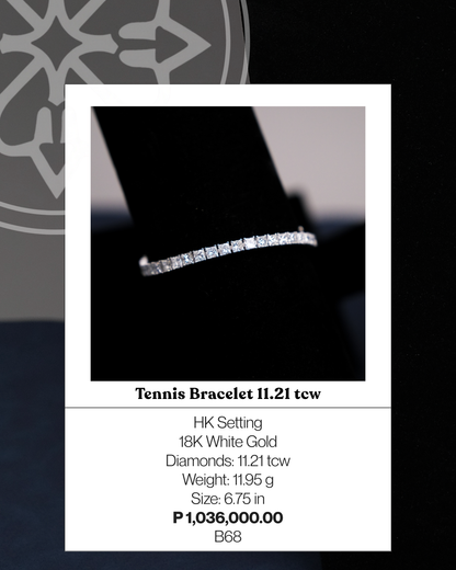 Tennis Bracelet 11.21 tcw