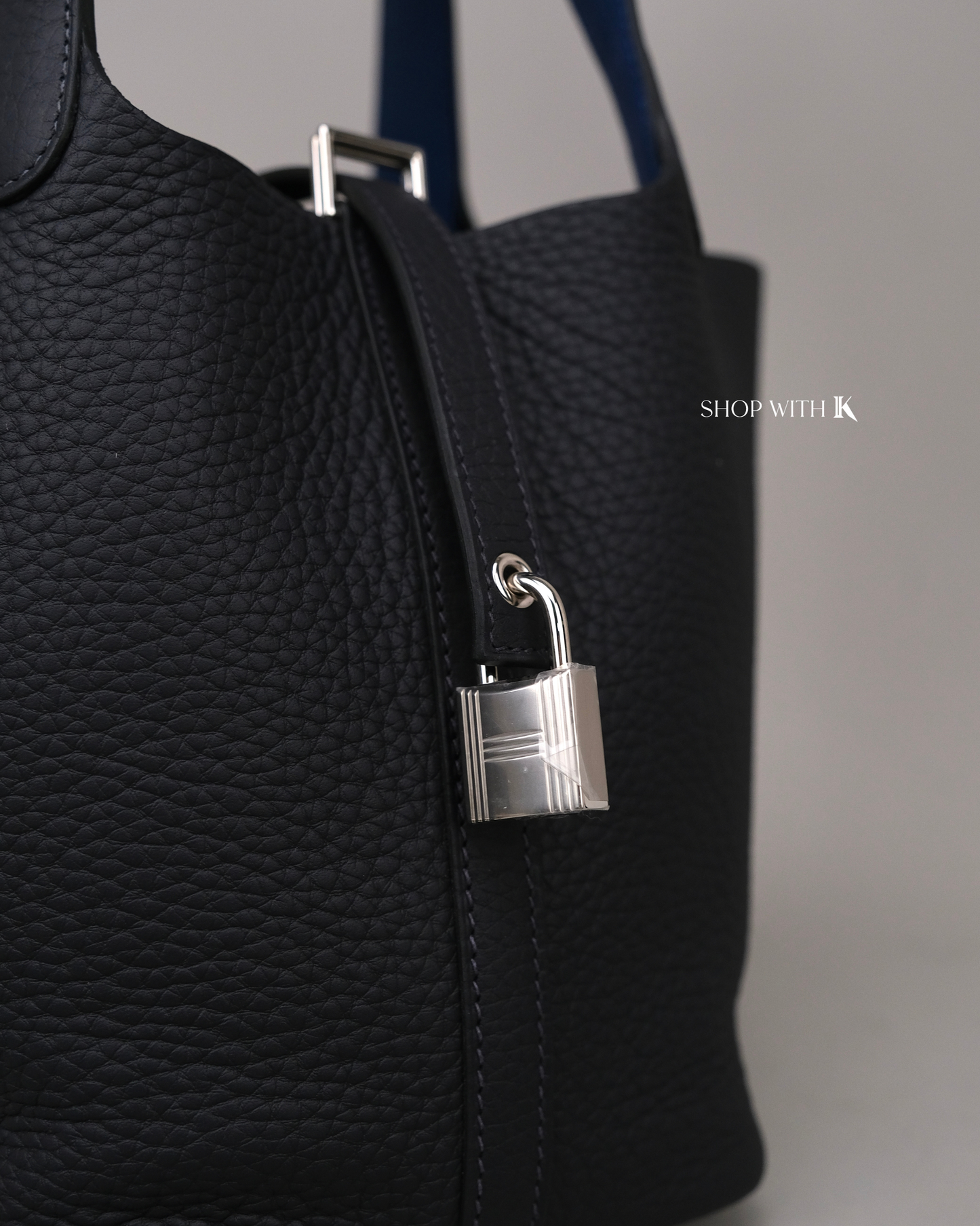 Hermes Picotin 18 Caban PHW