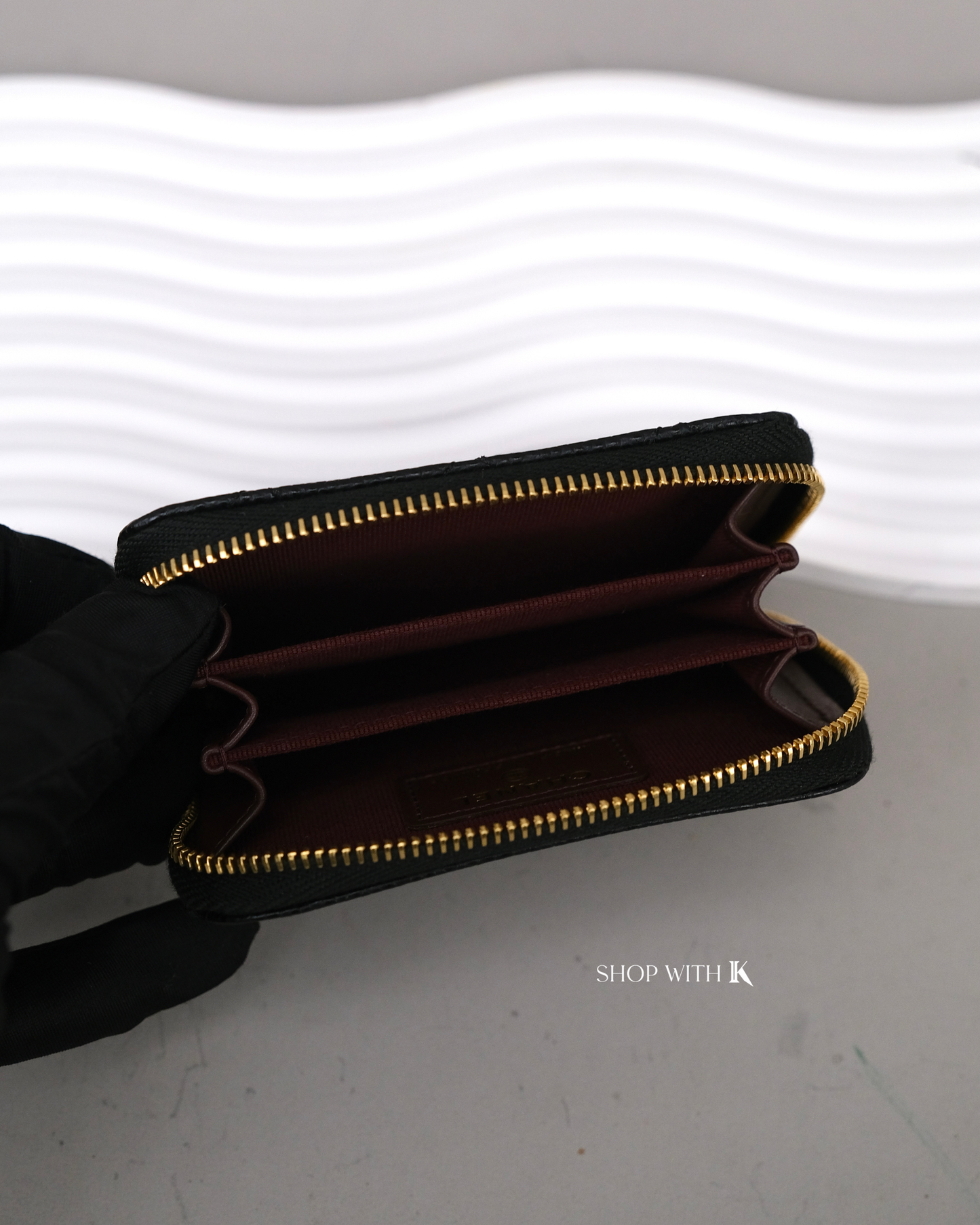 Chanel Classic Zip Coin Purse Black