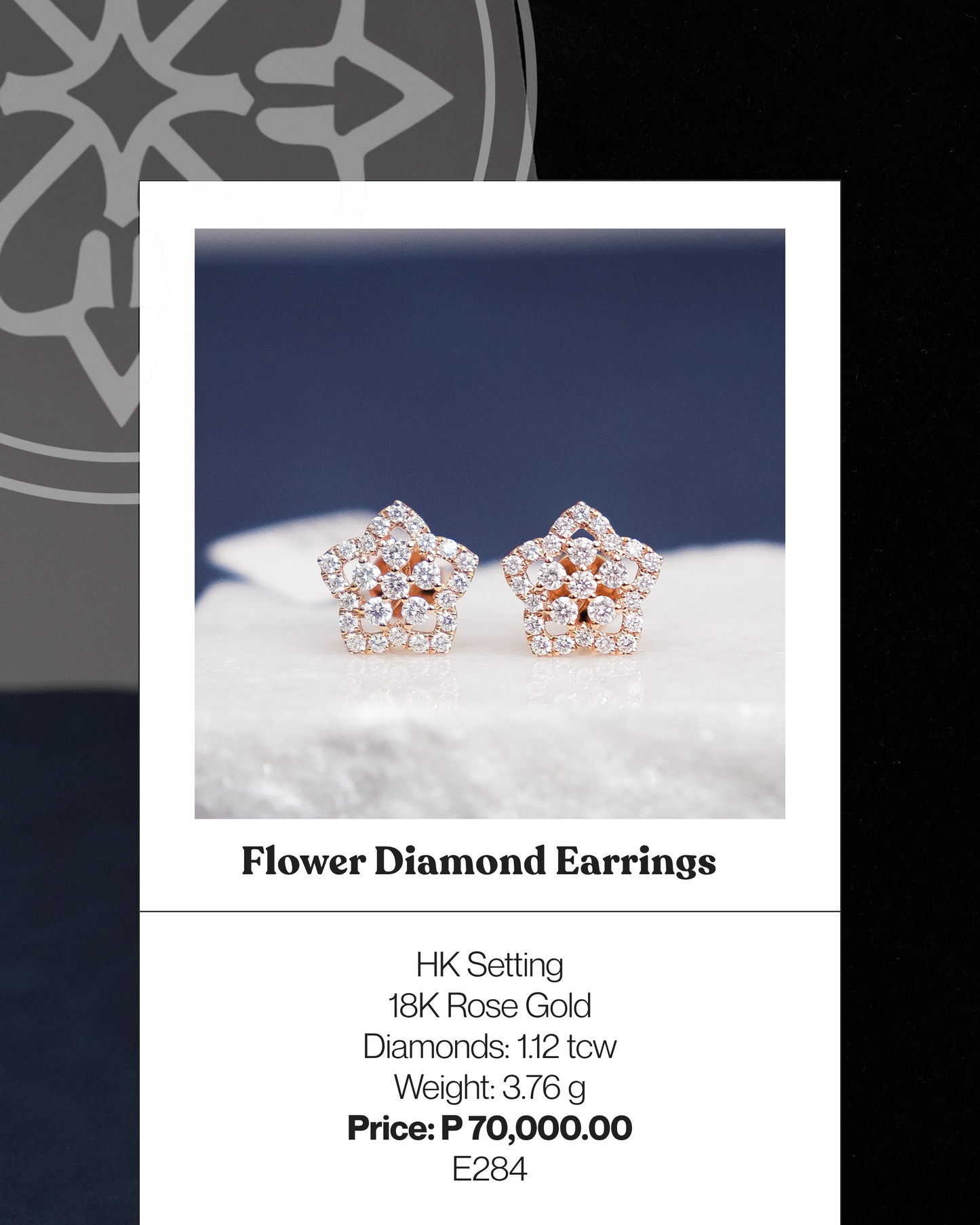 Flower Diamond Earrings