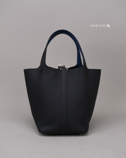 Hermes Picotin 18 Caban PHW