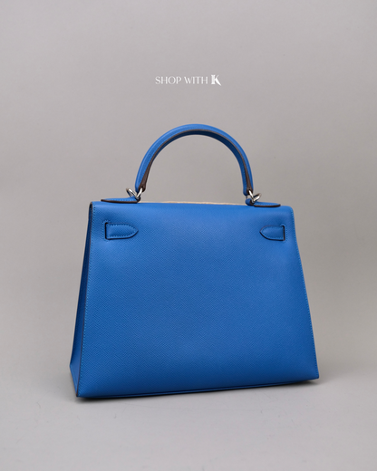 Hermes Kelly 28 Mykonos PHW