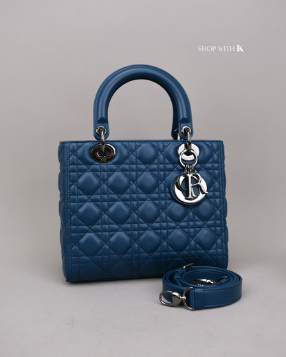 Dior Lady Medium Blue