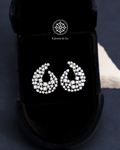 Teardrop Diamond Earrings