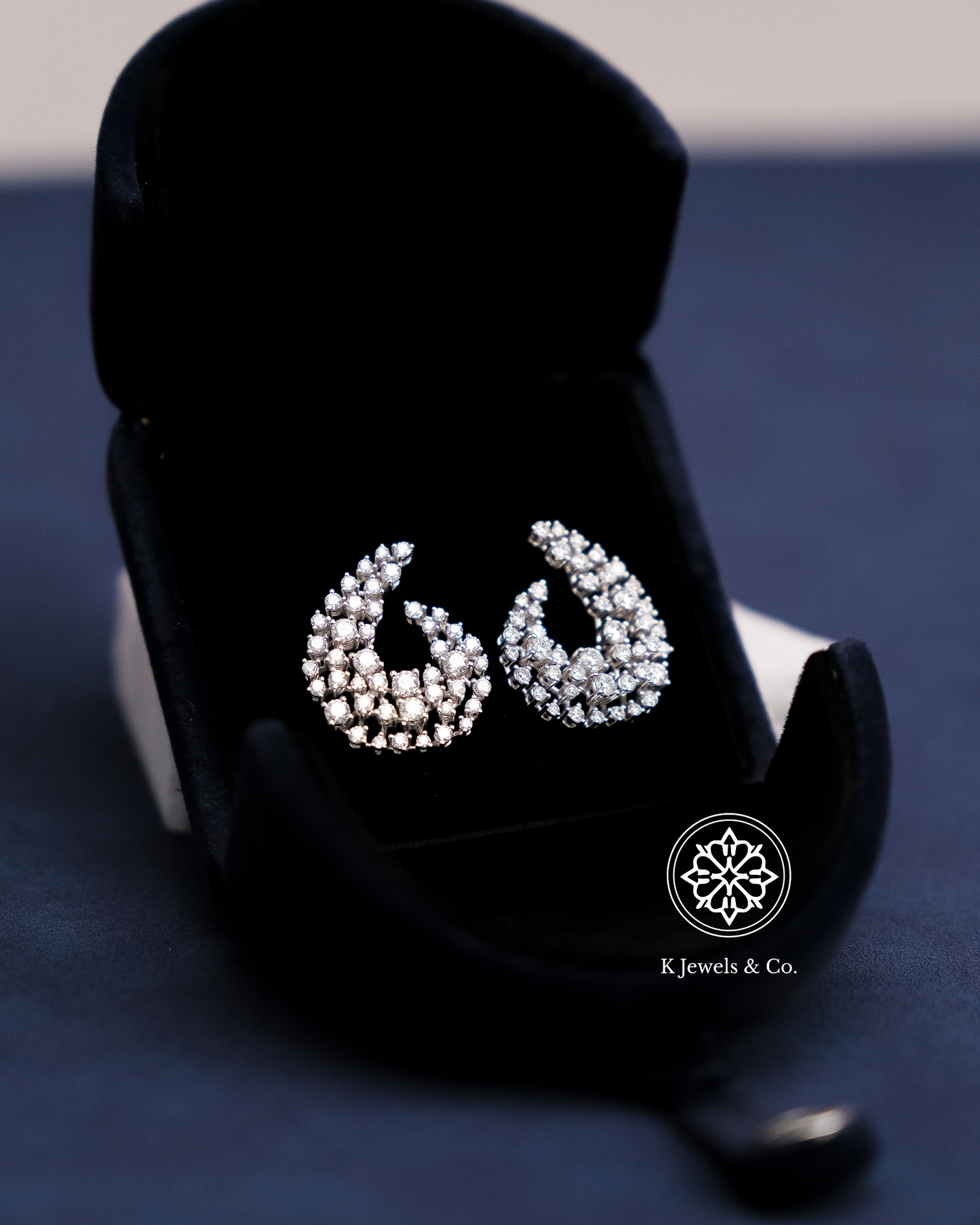 Teardrop Diamond Earrings