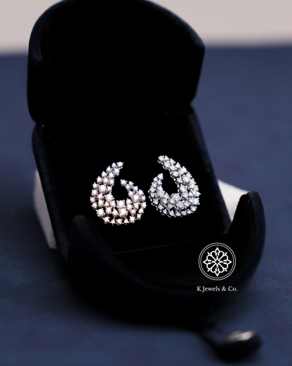 Teardrop Diamond Earrings