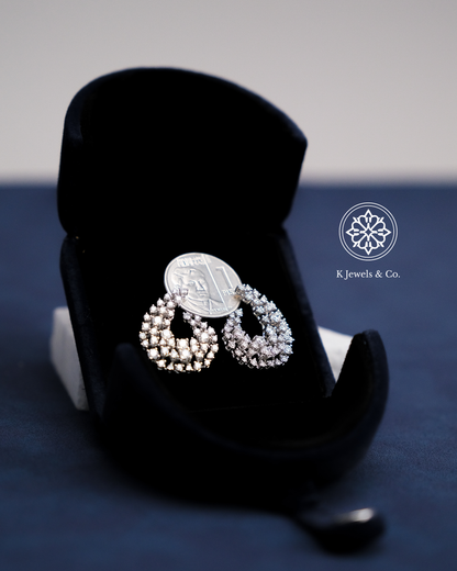 Teardrop Diamond Earrings