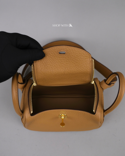 Hermes Mini Lindy Biscuit GHW