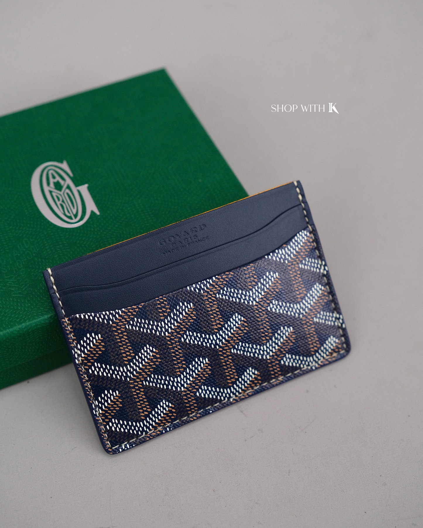 Goyard Slip Cardcase Blue