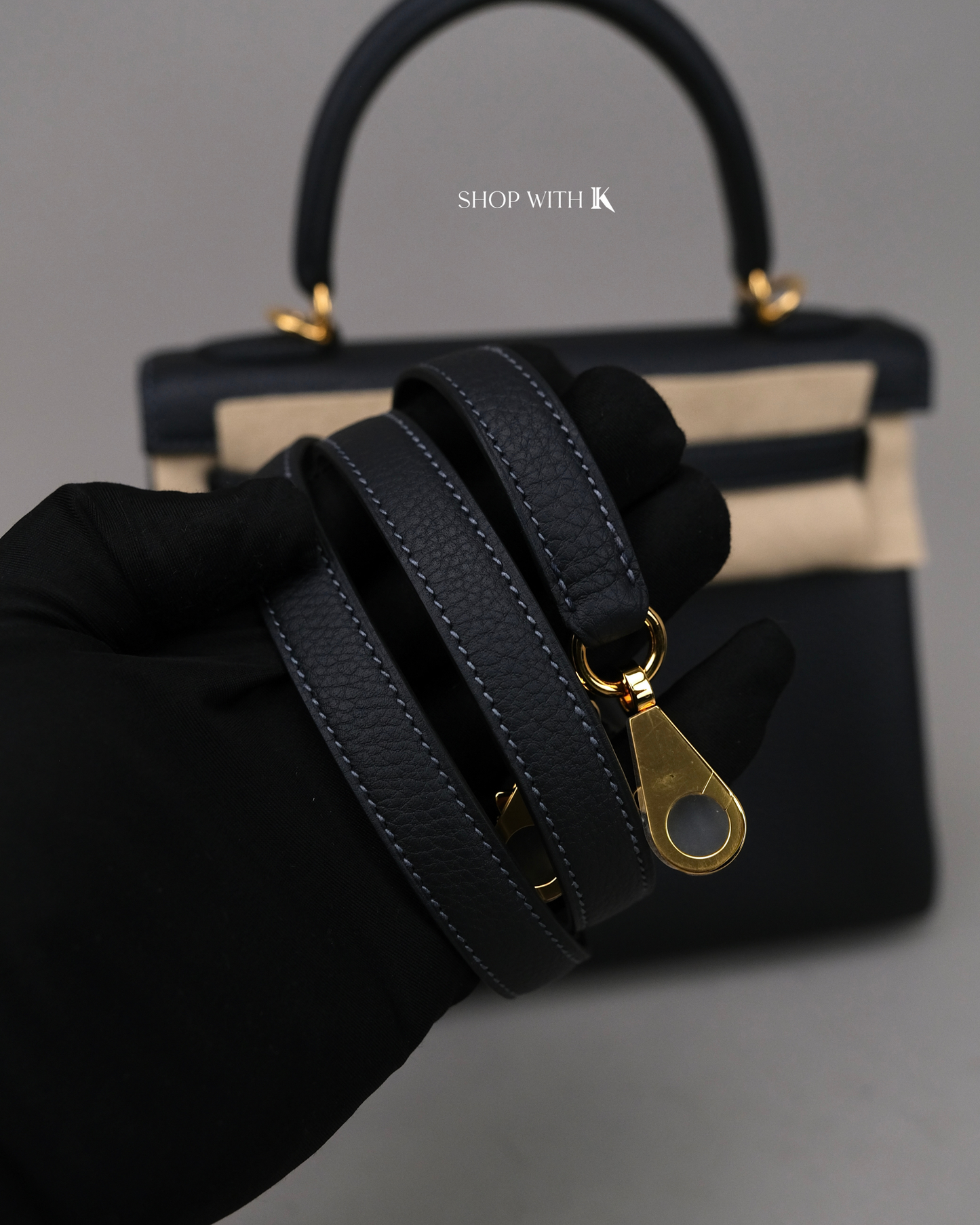 Hermes Kelly 25 Caban GHW