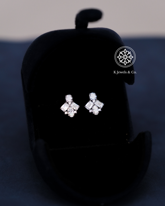 Multishape Cluster Earrings w/ GIA