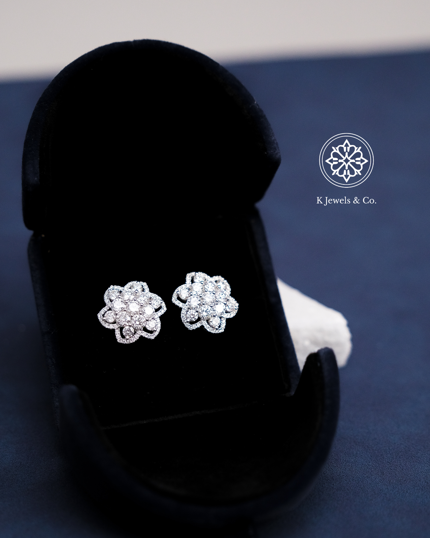 Flower Diamond Earrings
