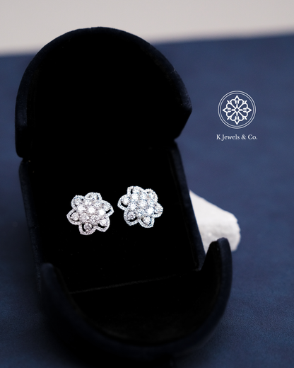Flower Diamond Earrings