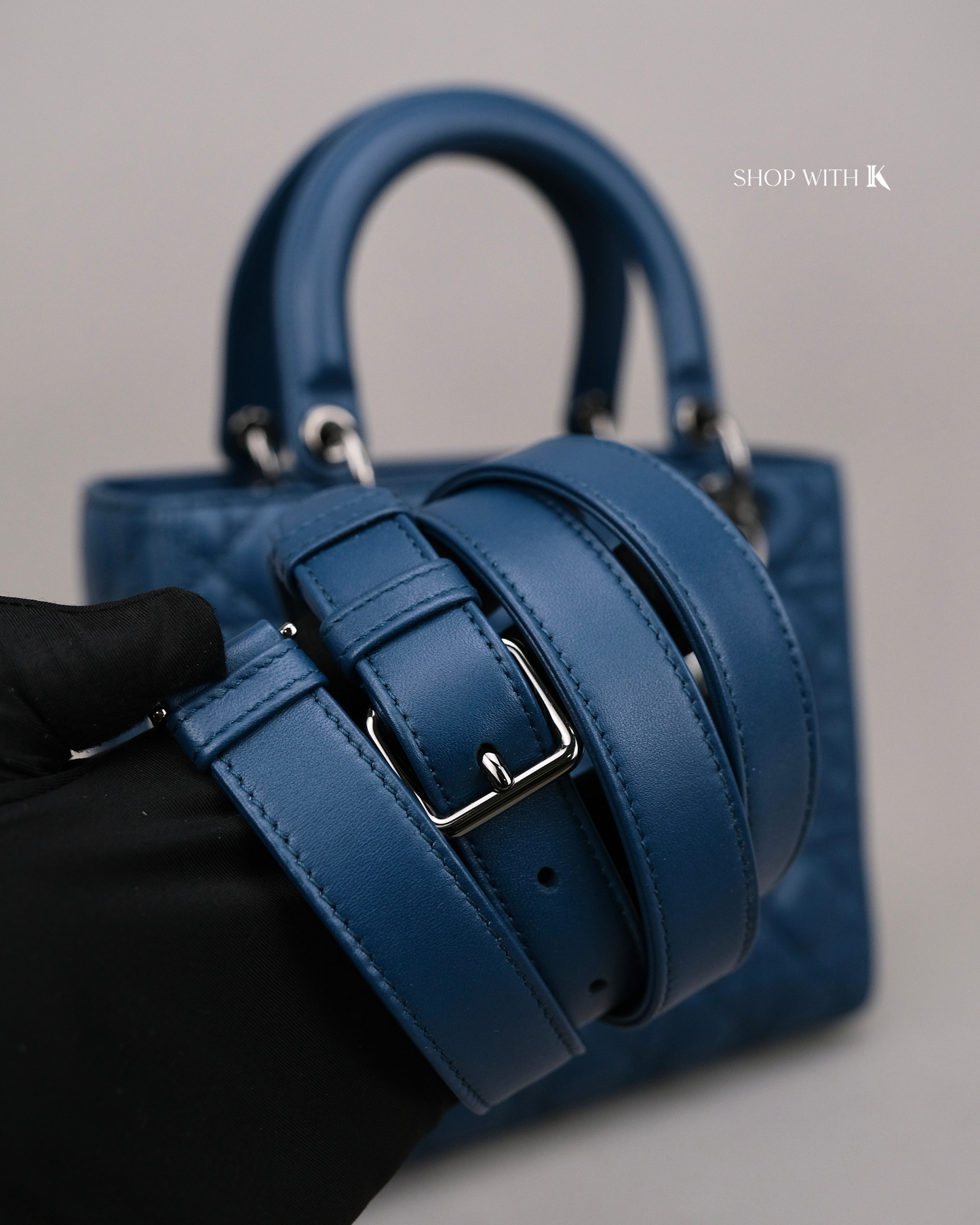 Dior Lady Medium Blue