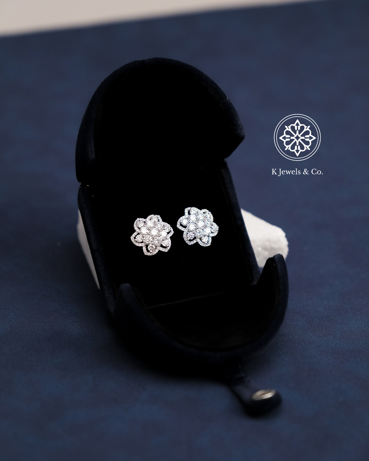Flower Diamond Earrings
