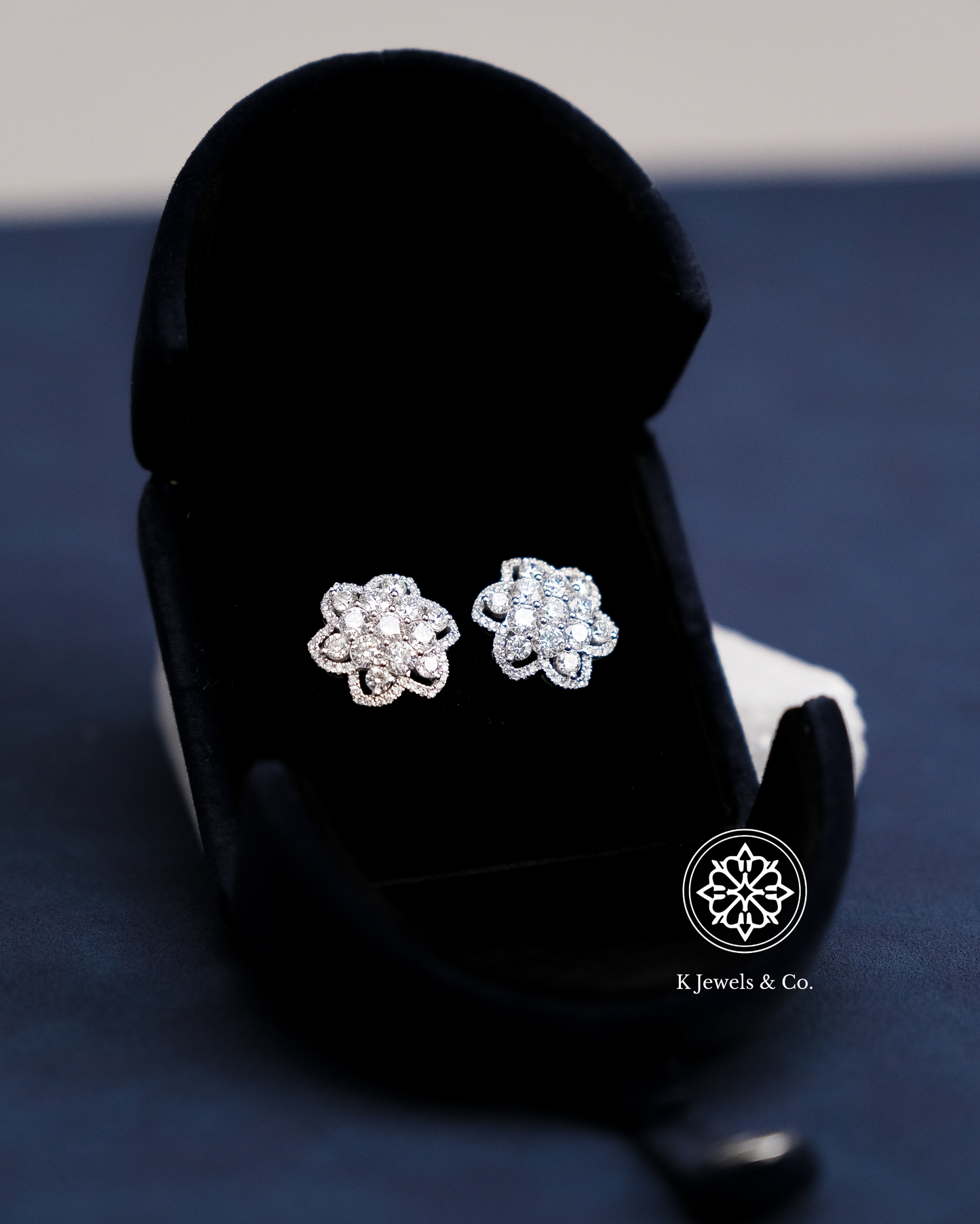 Flower Diamond Earrings