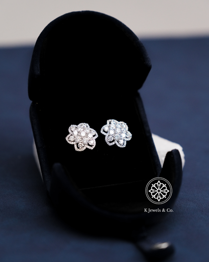Flower Diamond Earrings