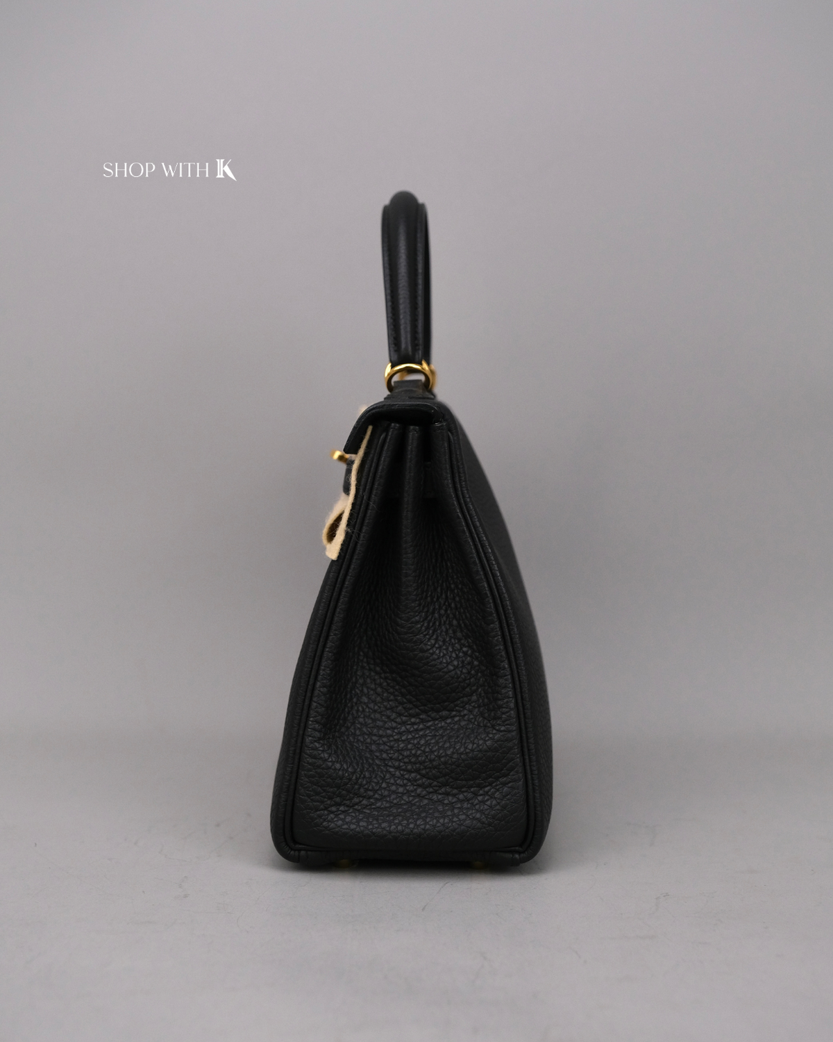 Hermes Kelly 25 Noir GHW
