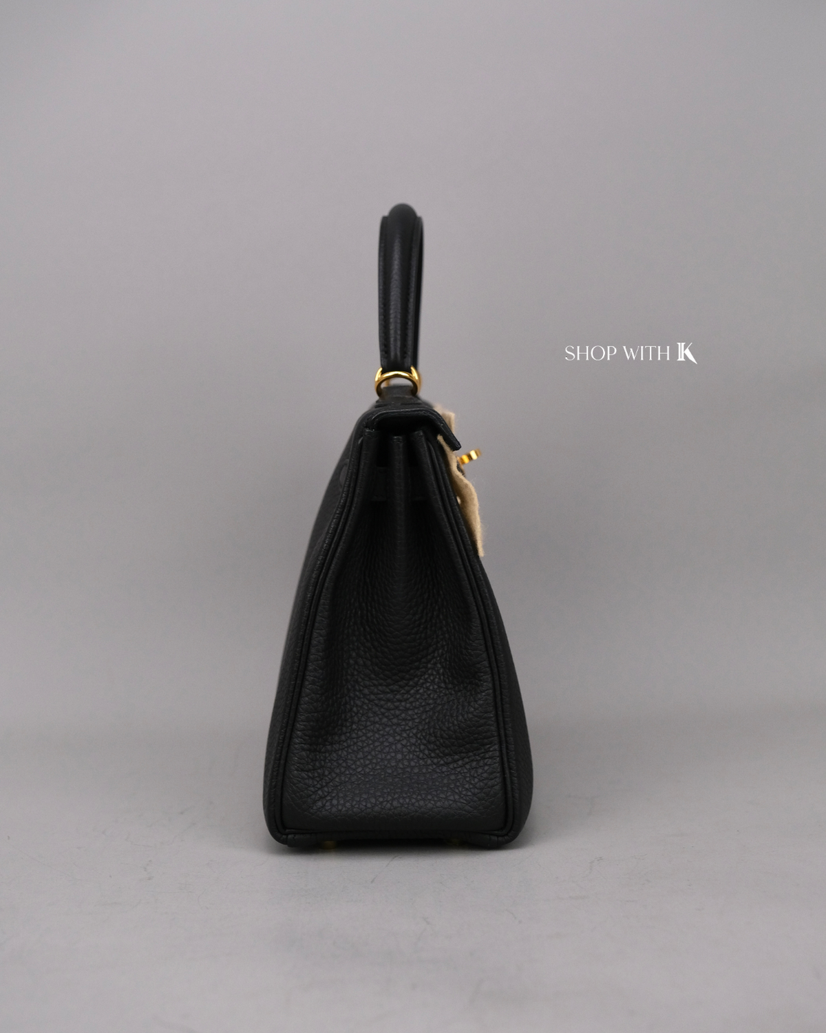 Hermes Kelly 25 Noir GHW