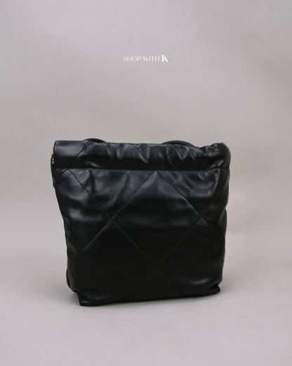 Chanel Mini 22 Lambskin Black GHW