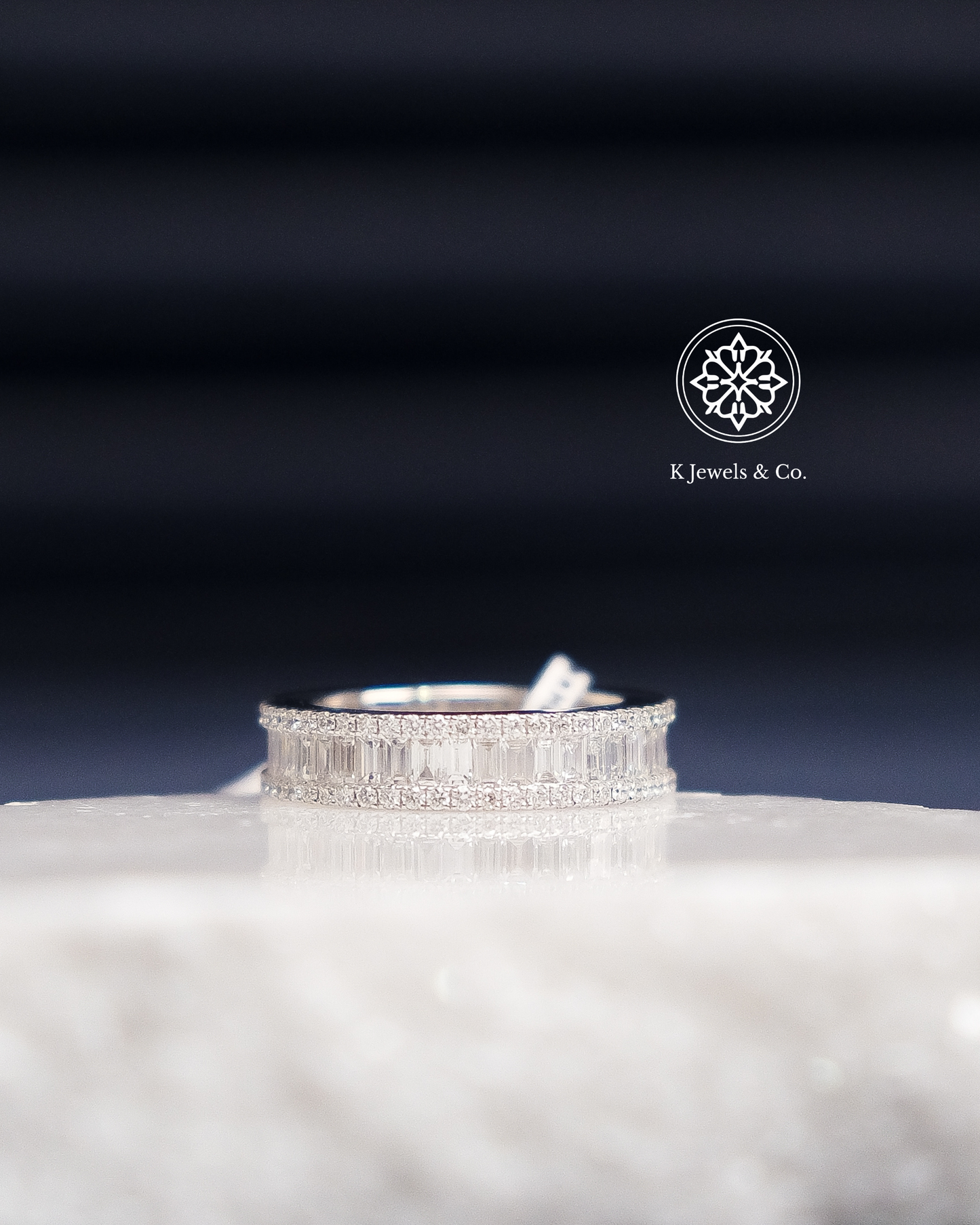 Baguette and Round Diamond Ring