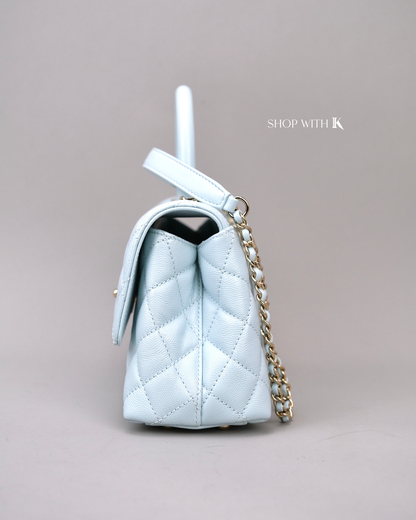 Chanel Small Coco Light Blue CGHW
