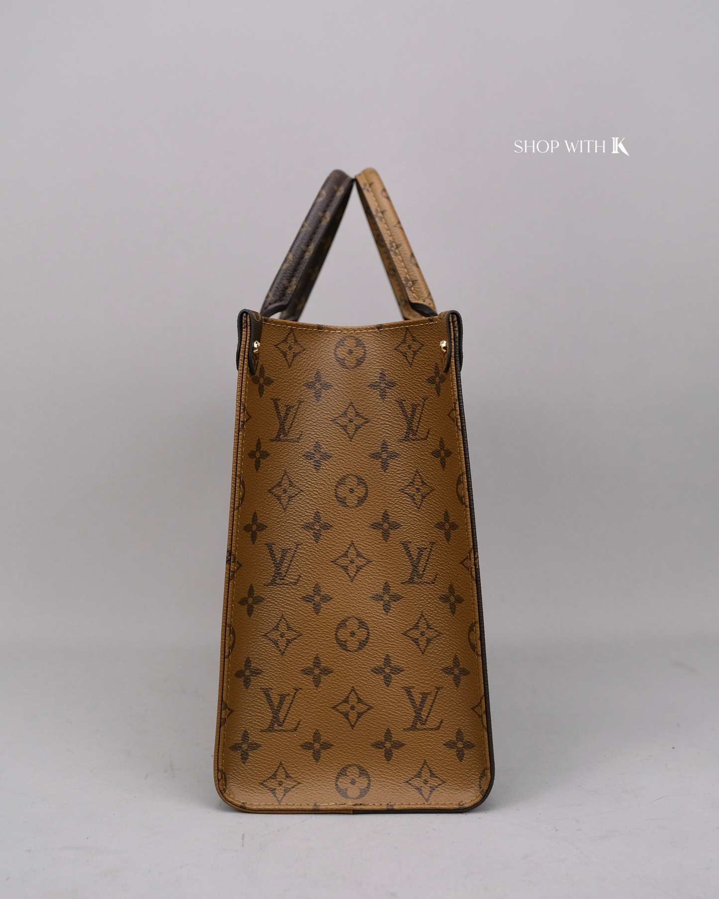 Louis Vuitton On the Go MM Tote Bag Reverse Monogram