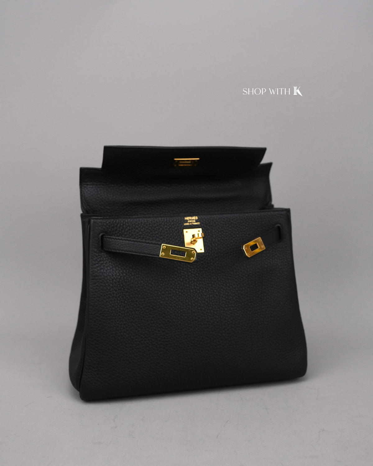Hermes Kelly 25 Noir GHW