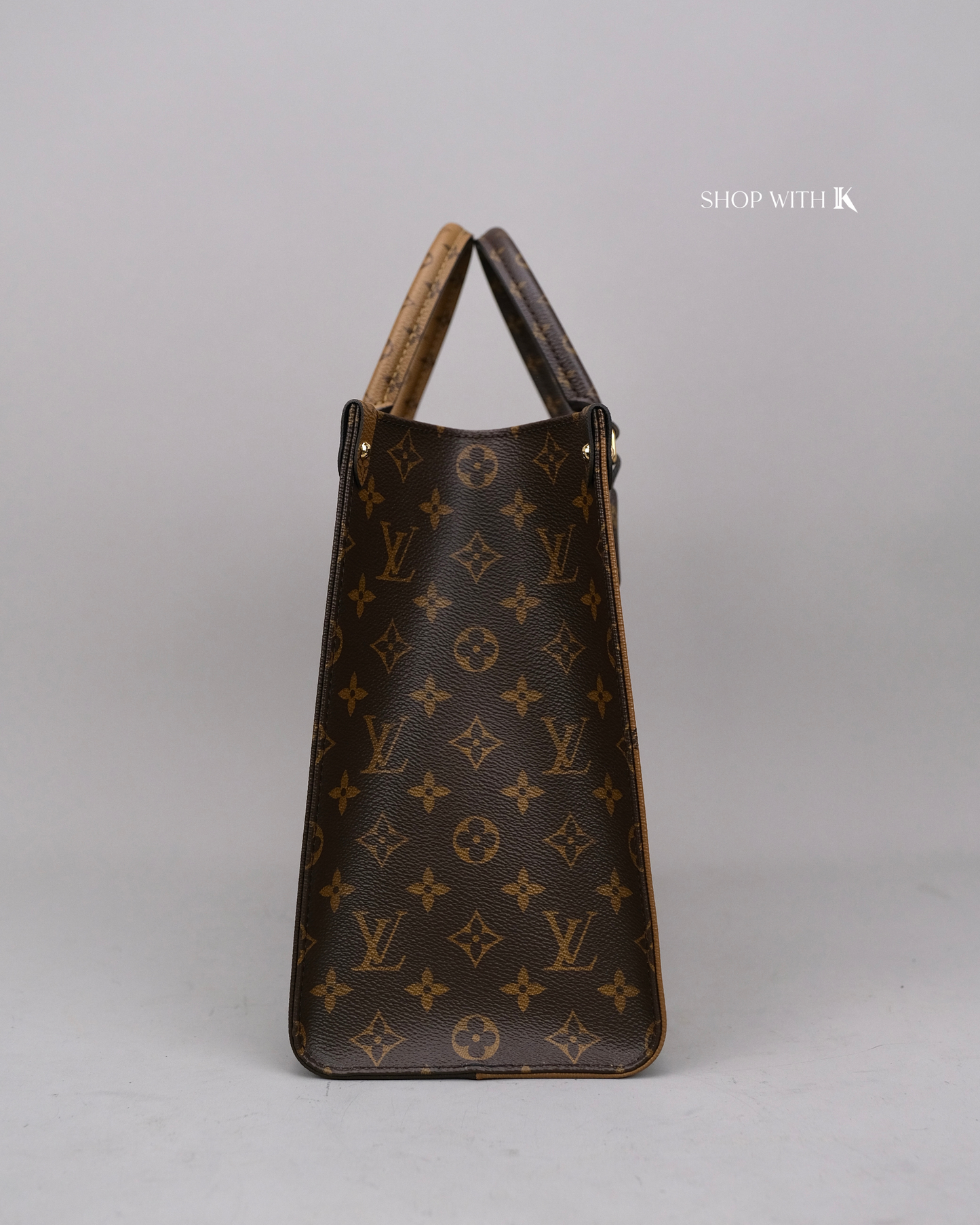 Louis Vuitton On the Go MM Tote Bag Reverse Monogram