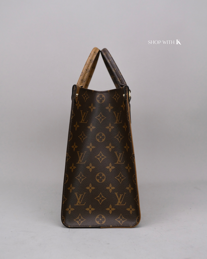 Louis Vuitton On the Go MM Tote Bag Reverse Monogram