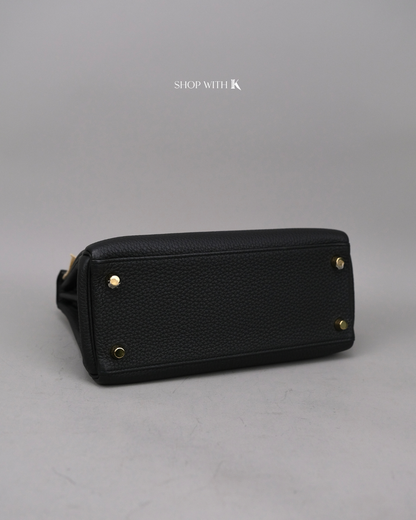 Hermes Kelly 25 Noir GHW