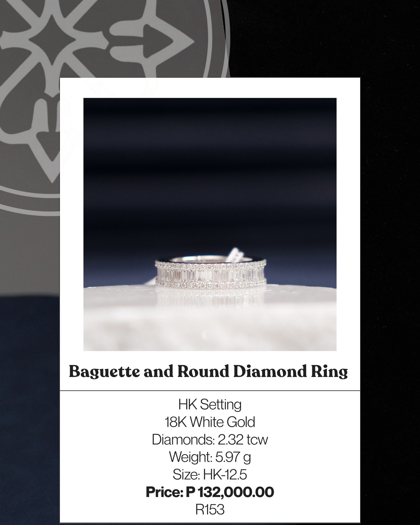 Baguette and Round Diamond Ring