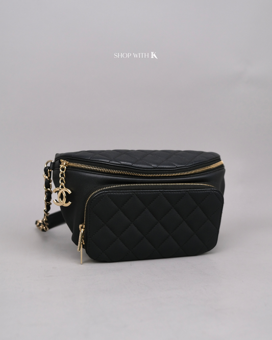 Chanel Business Affinity Bumbag Black CGHW