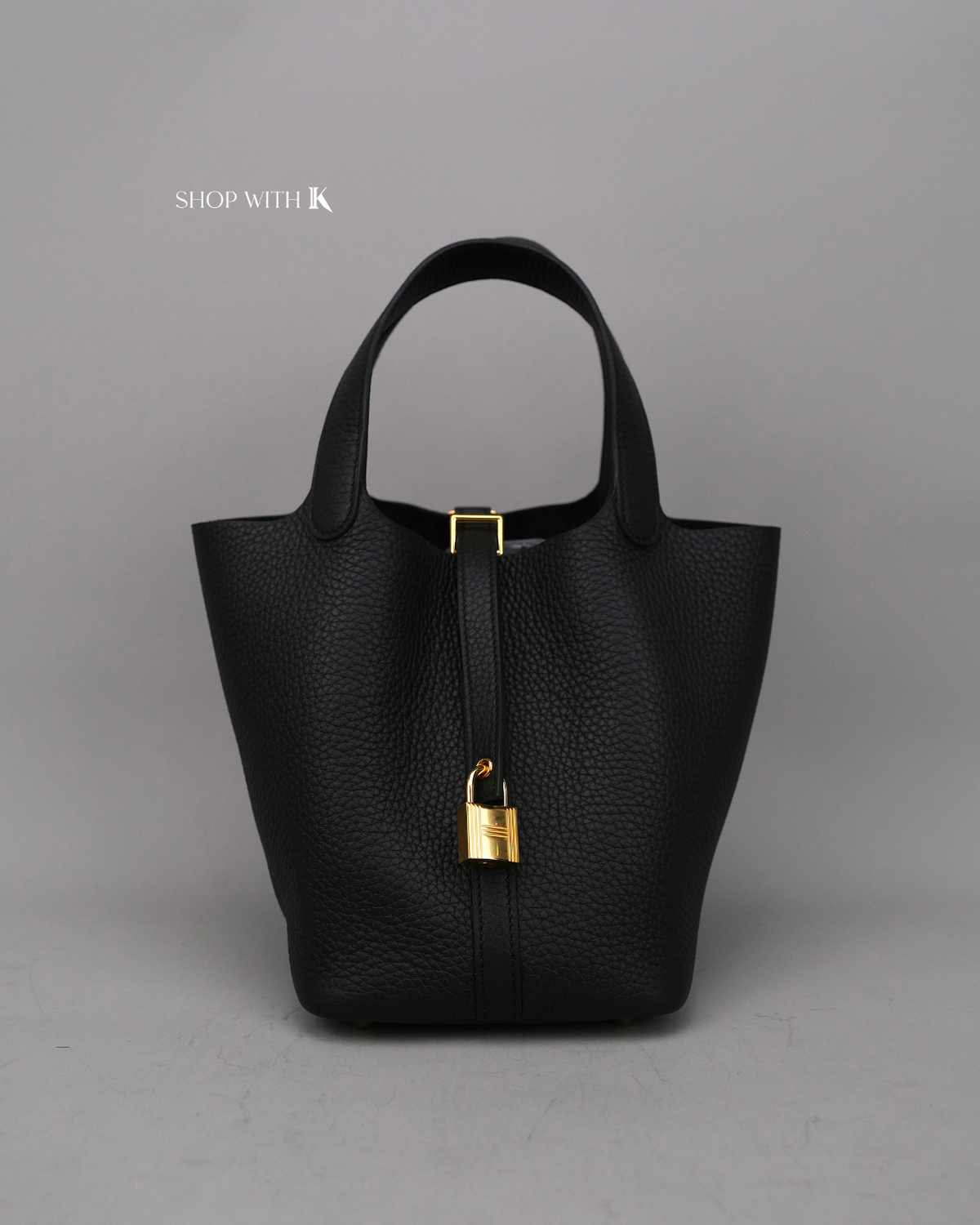 Hermes Picotin 18 Noir GHW