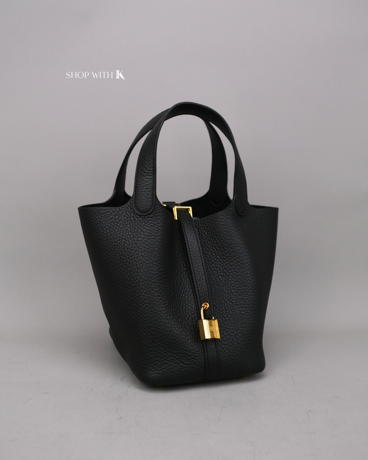Hermes Picotin 18 Noir GHW
