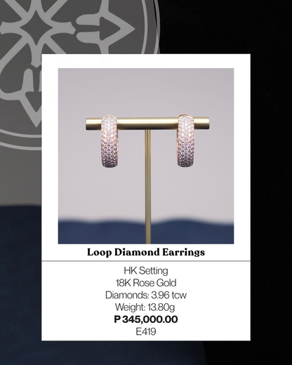 Loop Diamond Earrings