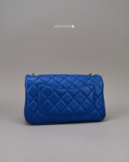 Chanel Mini Rectangle Pearl Crush Blue