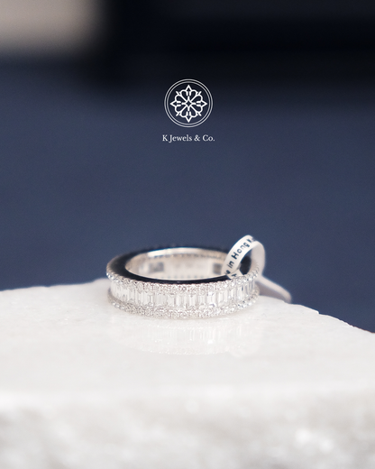 Baguette and Round Diamond Ring