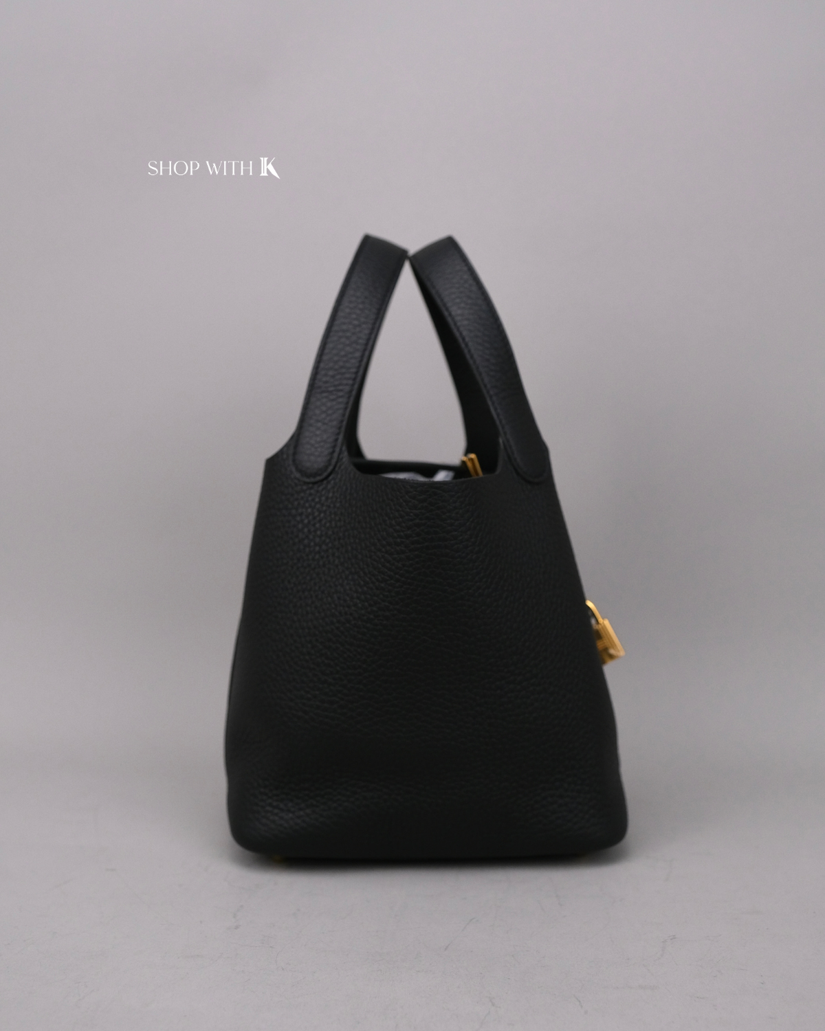 Hermes Picotin 18 Noir GHW
