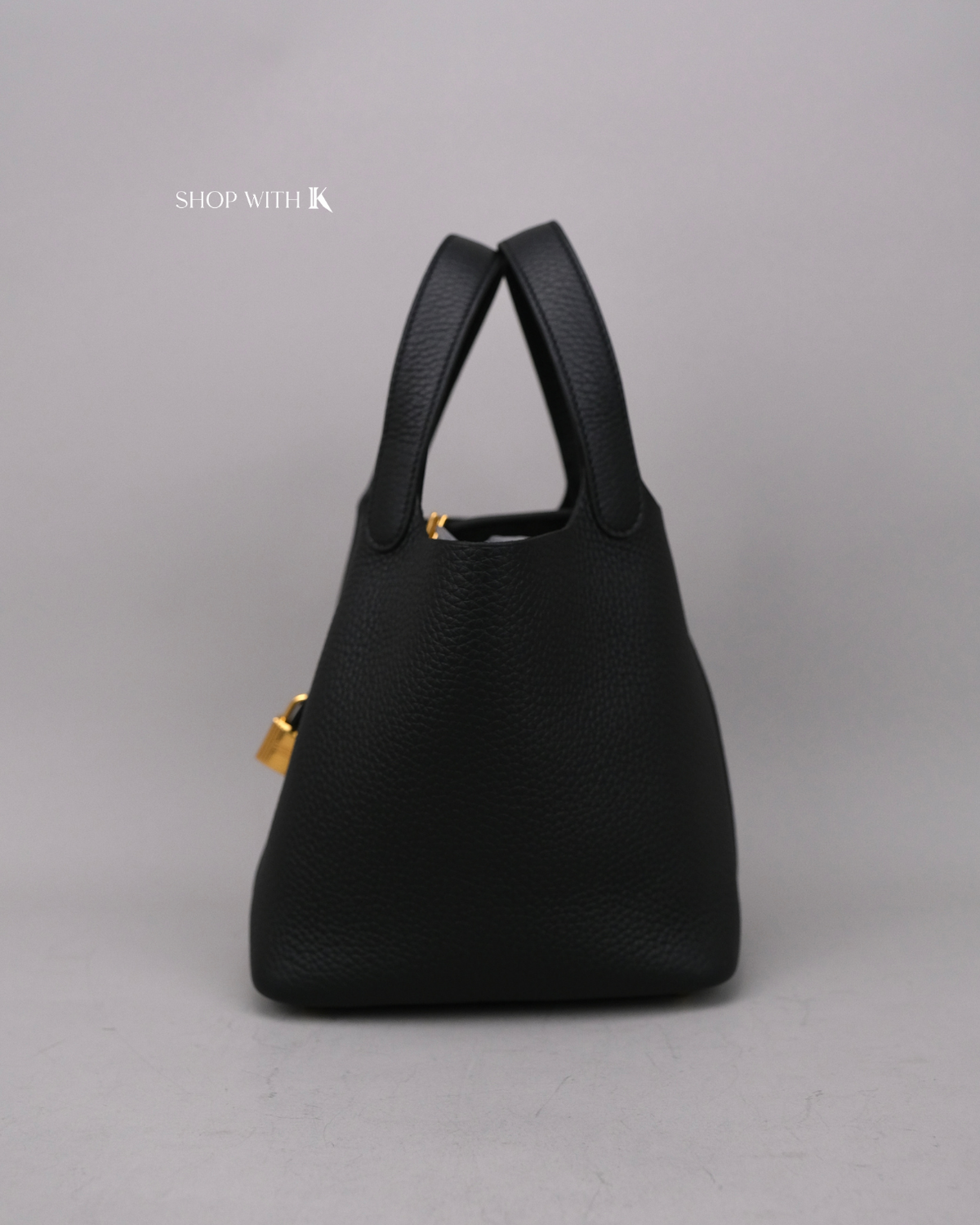 Hermes Picotin 18 Noir GHW