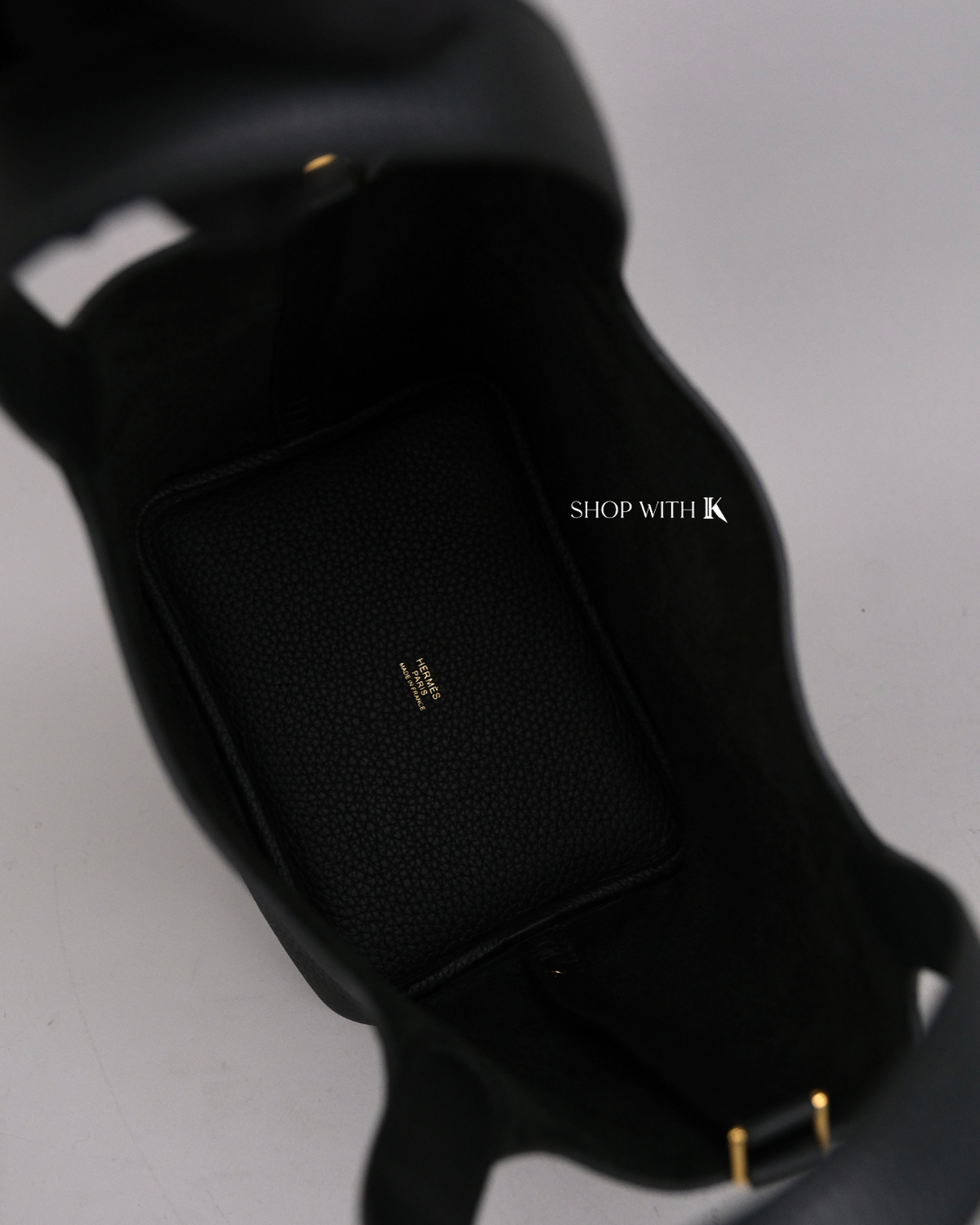 Hermes Picotin 18 Noir GHW