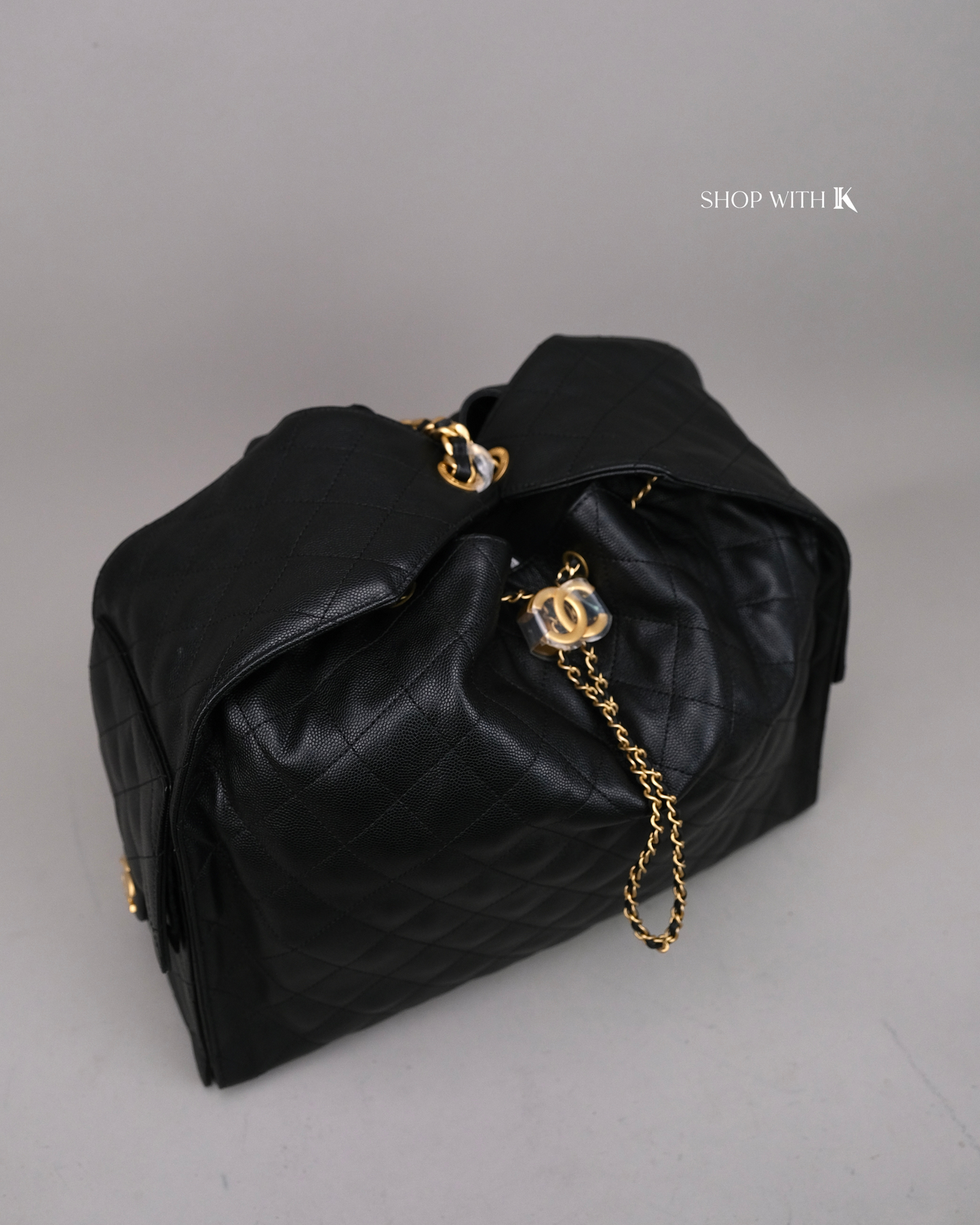 Chanel 25 Large Black