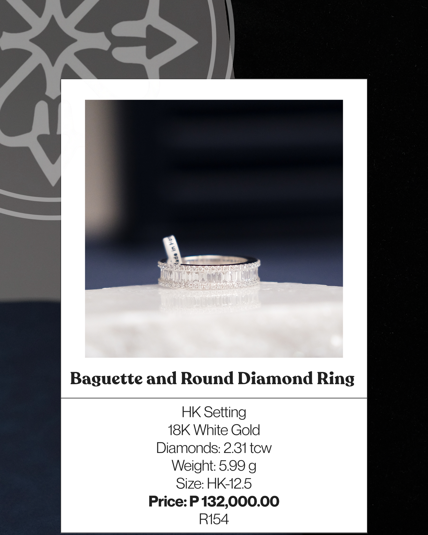 Baguette and Round Diamond Ring