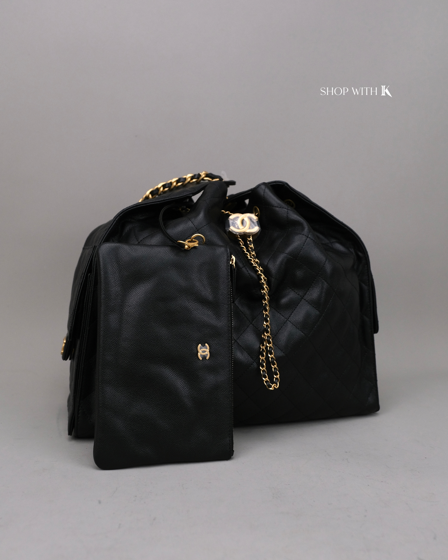 Chanel 25 Large Black