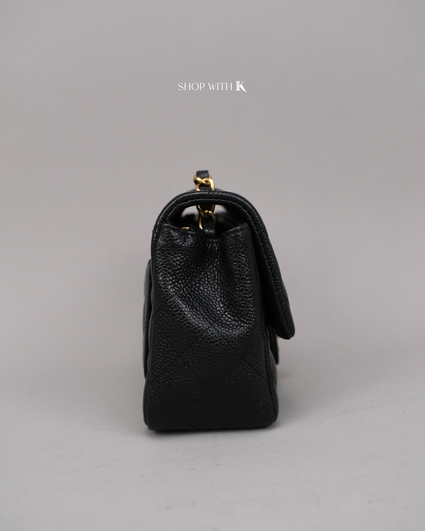 Chanel Mini Square Flap Black GHW